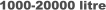 1000-20000 litre